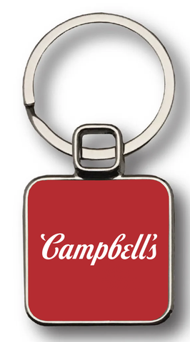 Campbell's Chrome  Keytag with Keyring